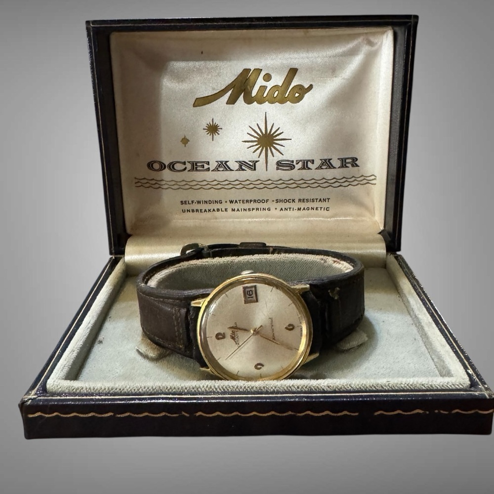 Vintage 1967 Mido Ocean Star Watch